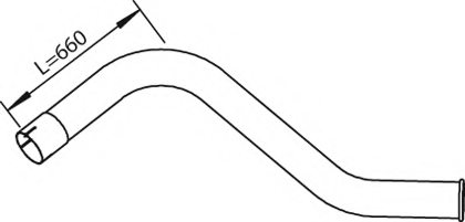 DINEX 21610 Exhaust Pipe